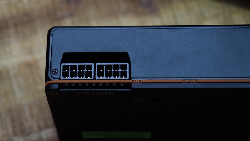 Two 8-pin power connectors feels a little power hungry.